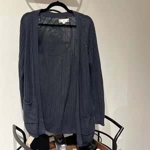 Pink Rose Blue Cardigan